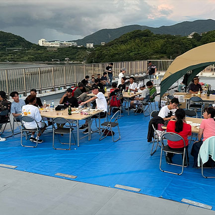 盛り上がったBBQ大会